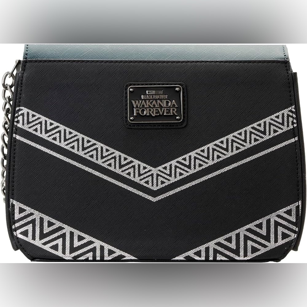 LOUNGEFLY BLACK PANTHER WAKANDA FOREVER
CROSSBODY BAG NWT - Picture 3 of 12